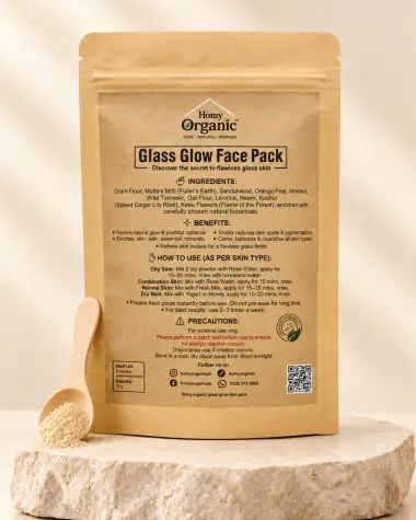 Glass Glow Face Pack | Premium Ubtan | 3-in-1 Cleanser, Scrub & Mask alternate view